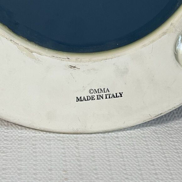 Vintage Ceramic Mirror Wreath Round Fruit Leaf Made in Italy Multi Wall Mounted - Picture 6 of 17